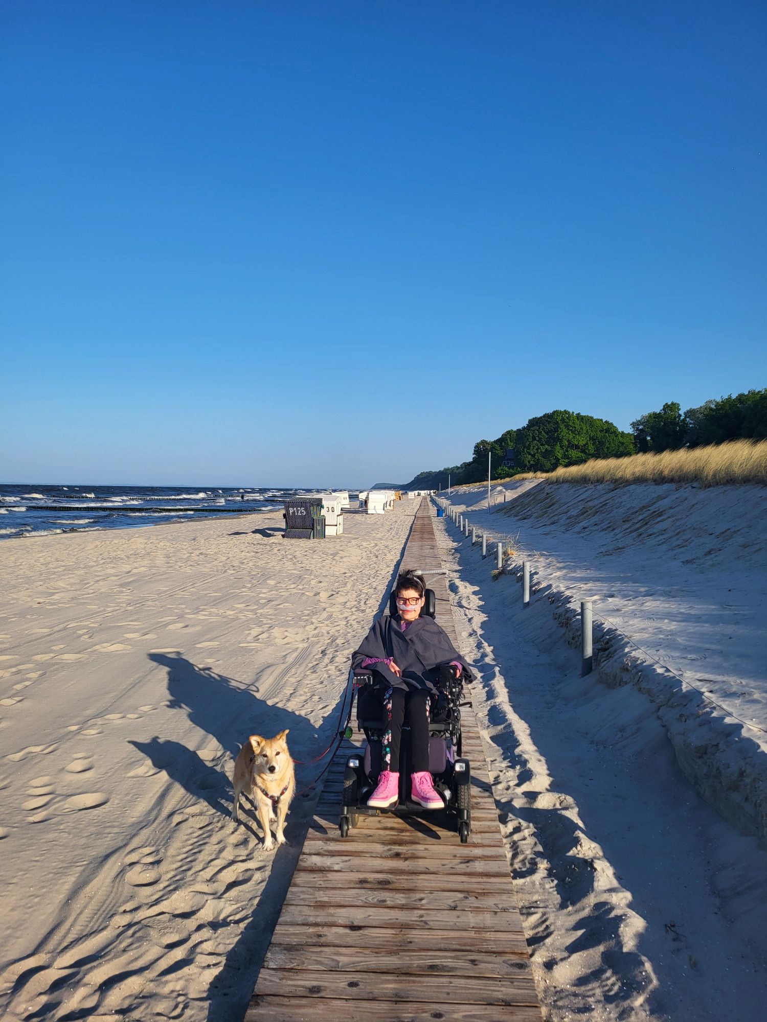 Strandweg aus Holz